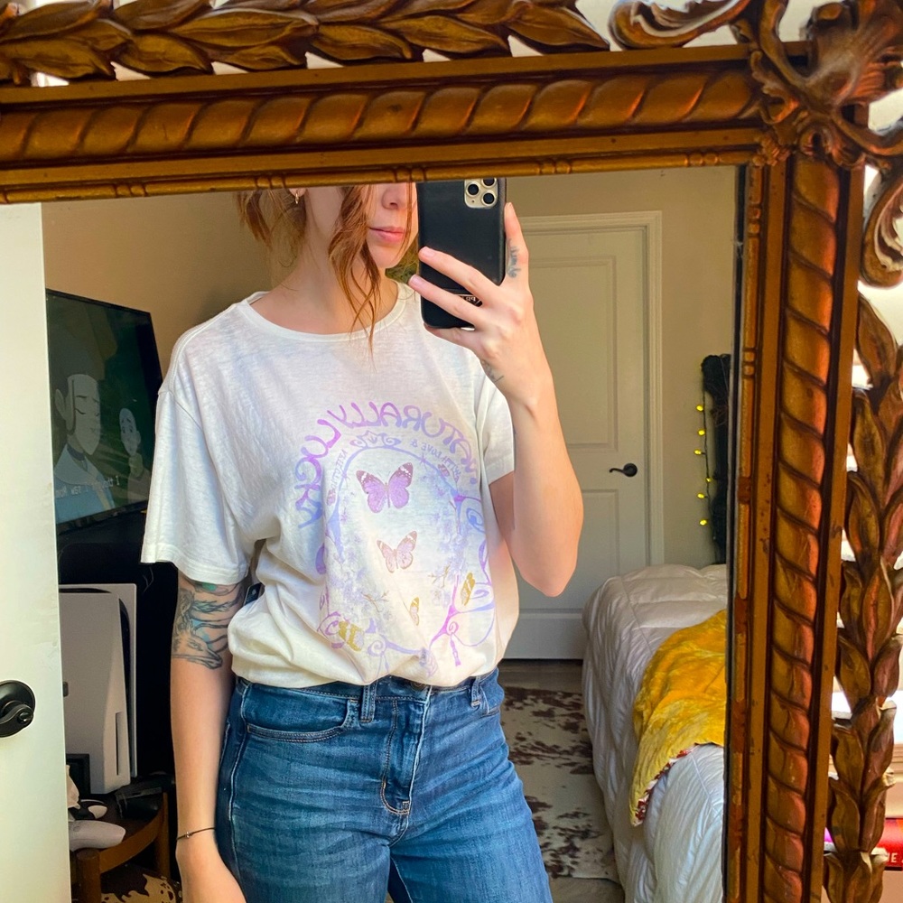 BRAND NEW LUCKY BRAND ALWAYS SOFT OVERSIZED TSHIRT GRAPHIC SHIRT